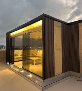 بناء ملاحق خارجية و غرف زجاجية في الدمام الشرقية