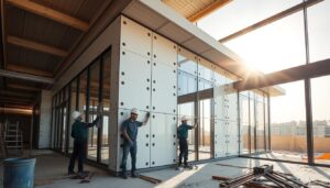 تركيب ألواح الساندوتش بانل