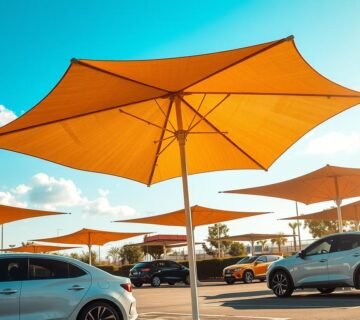 مظلات سيارات - أنواع