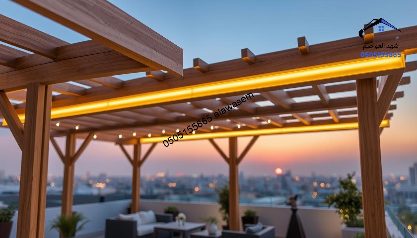 برجولات أسطح شرق الرياض