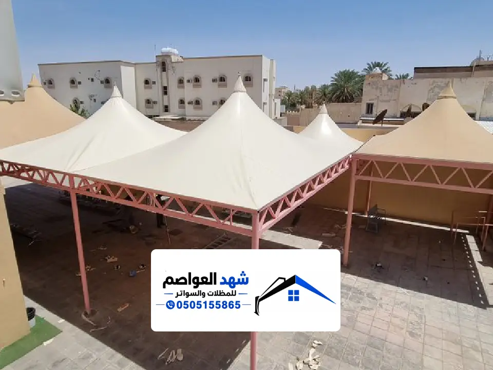 مظلات سيارات PVC كوري في الرياض